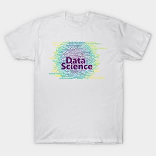 Data Science Word Cloud | Viridis Palette T-Shirt